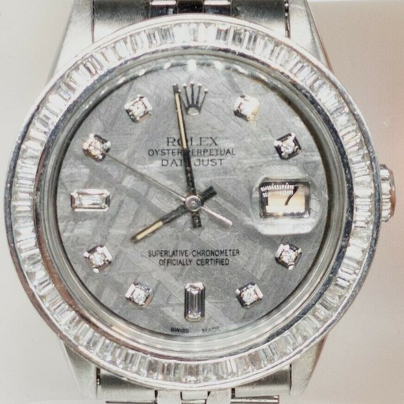 4CT ROLEX 36MM VS H BAGUETTE DIAMONDS!! - Picture 3 of 6